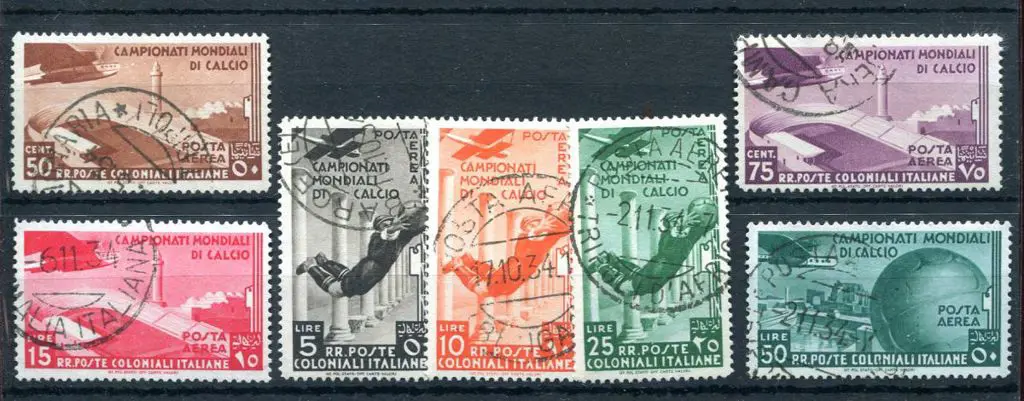 Italian Colonies 1934 World Football Championship ... Image 1++