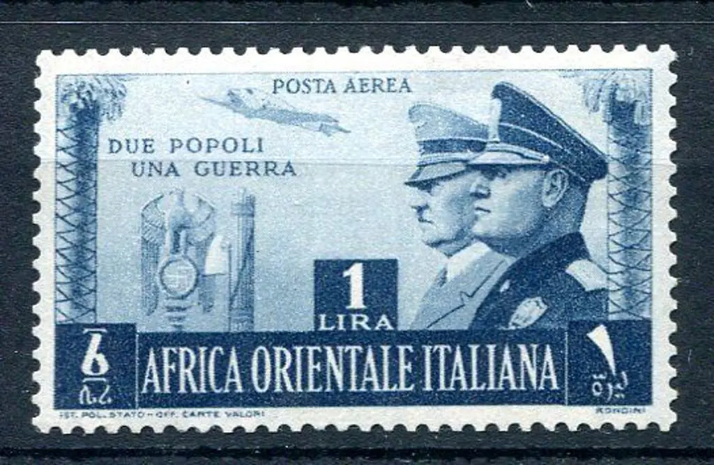 Italian East Africa 1941 1l Italy-Germany ... Image 1++