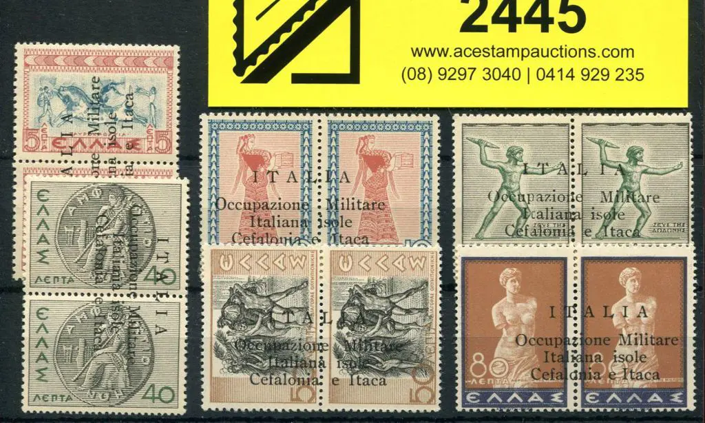 Italian Occ of Cephalonia & Ithaca 1941 "ITALIA ... Image 1++