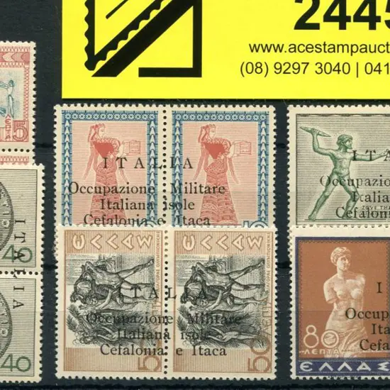 Italian Occ of Cephalonia & Ithaca 1941 "ITALIA ...