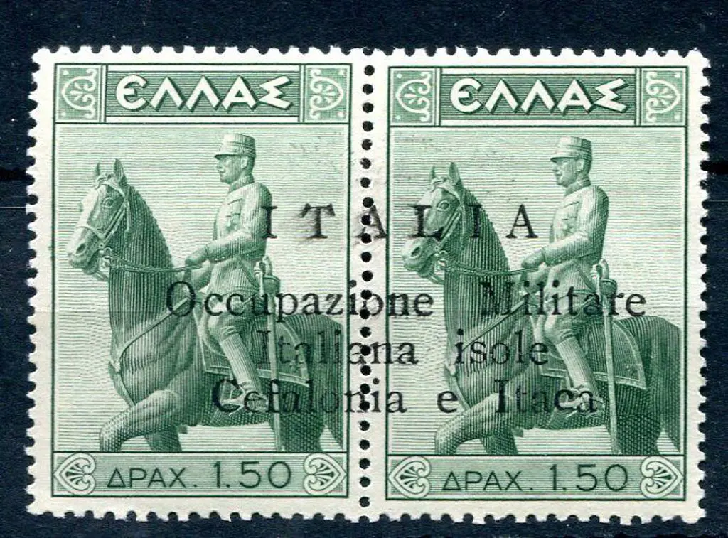 Italian Occ of Cephalonia & Ithaca 1941 1d50 green ... Image 1++