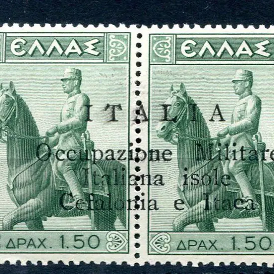 Italian Occ of Cephalonia & Ithaca 1941 1d50 green ...