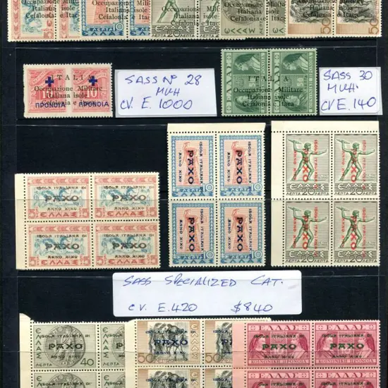 Italian Occ of Cephalonia & Ithaca 1941 Cefalonia ...