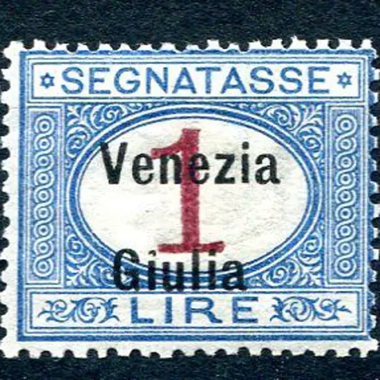 Italy - Austrian Territories 1918 1l mauve & blue ...