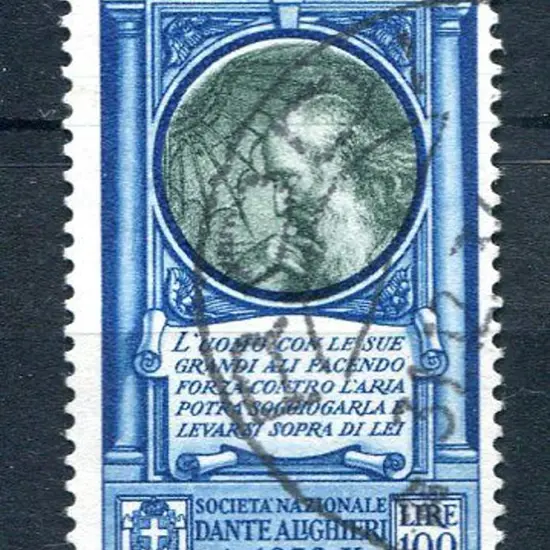 Italy - Dodecanese Islands 1932 100l Dante Air. ...