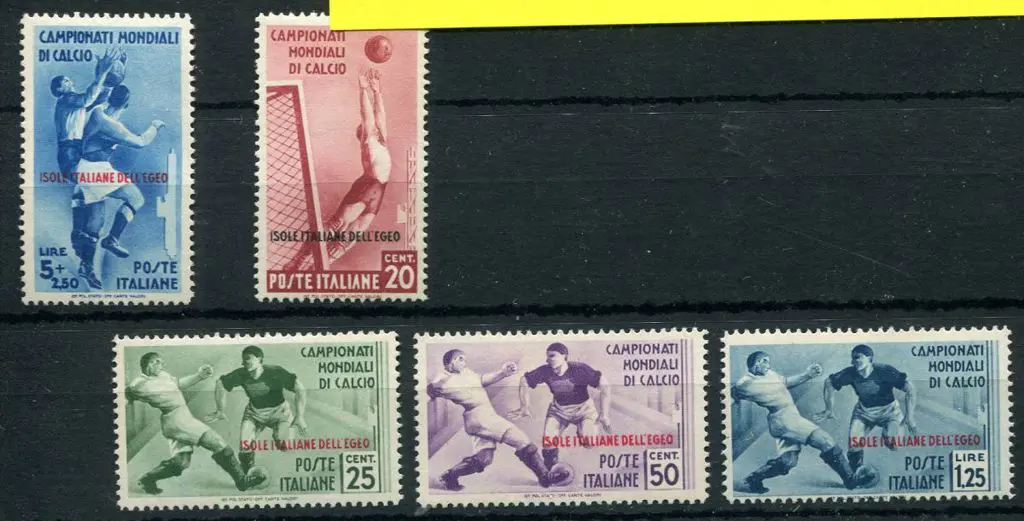 Italy - Dodecanese Islands 1934 20c to 5l+2l50 ... Image 1++