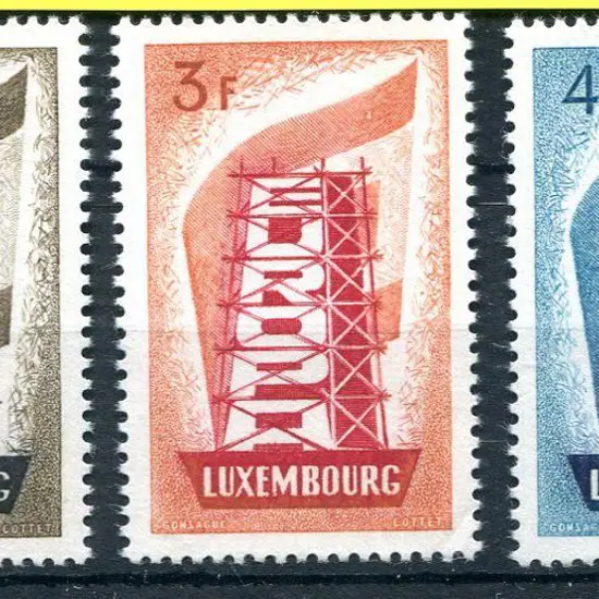 Luxembourg 1956 Europa set of 3 MUH. SG 609/11, ...