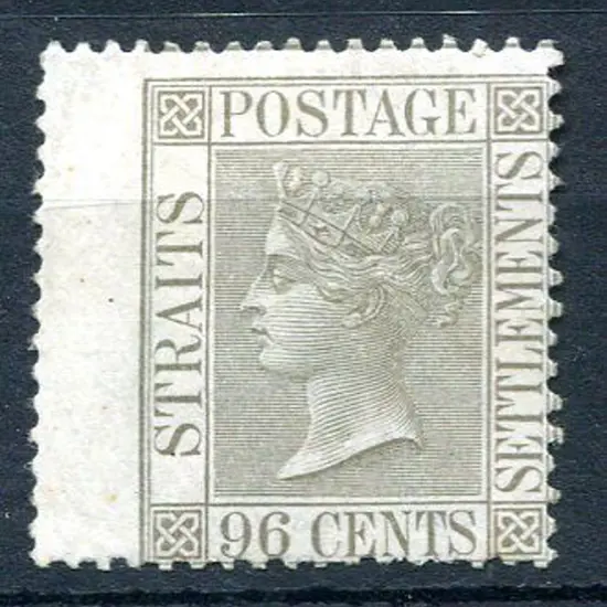 Malaysia - Straits Settlements 1867/72 96¢ grey, ...