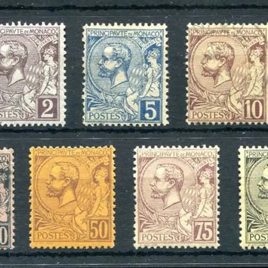 Monaco 1891/94 Prince Albert set to 5f. Mostly ...