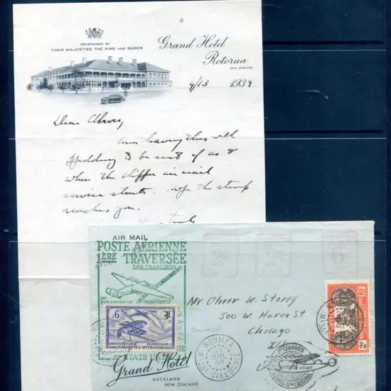 New Caledonia 1940 (21st July) Pan American 1st ...