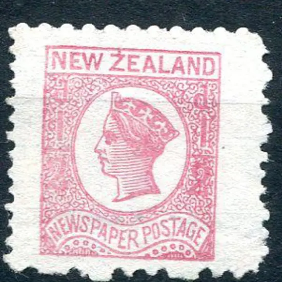 New Zealand 1882 ½d Newspaper stamp perf. 10x12½ ...
