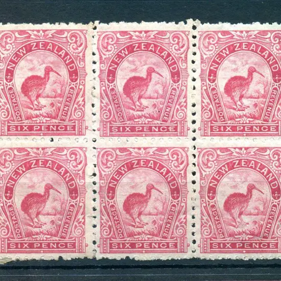 New Zealand 1902/07 6d rose-carmine, perf. 11 ...
