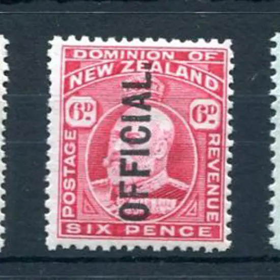 New Zealand 1910/16 KEVII "OFFICIAL" ovptd set pf ...