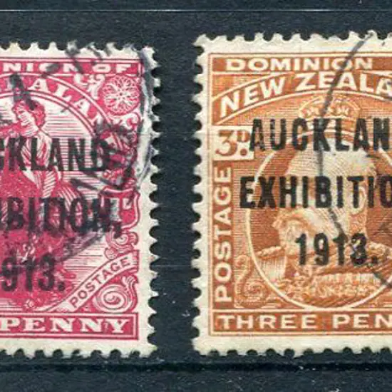 New Zealand 1913 Auckland Exhibition set of 4, the ...