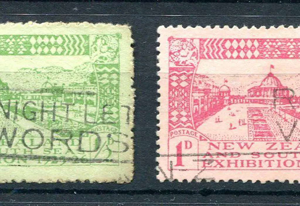 New Zealand 1925 Dunedin Exhibition set of 3. ½d & ... Image 1++