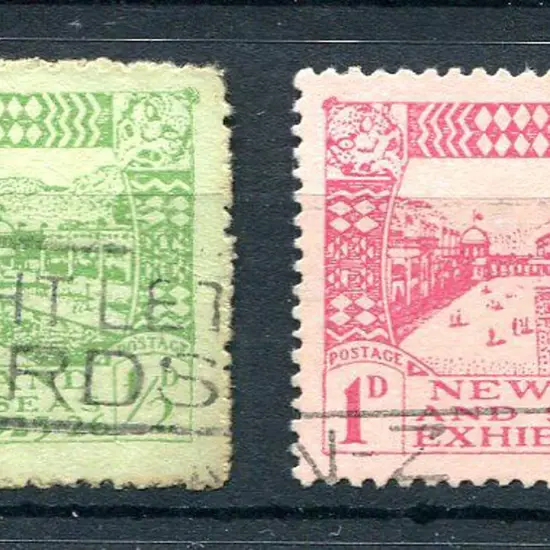 New Zealand 1925 Dunedin Exhibition set of 3. ½d & ...