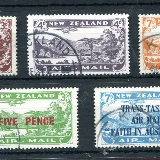 New Zealand 1931/34 Airmails group incl ...