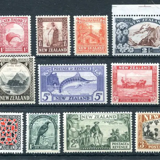 New Zealand 1936/42 Pictorial defins, mult wmk ...