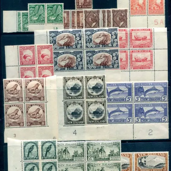 New Zealand 1936/42 Pictorial defins, multiple wmk ...