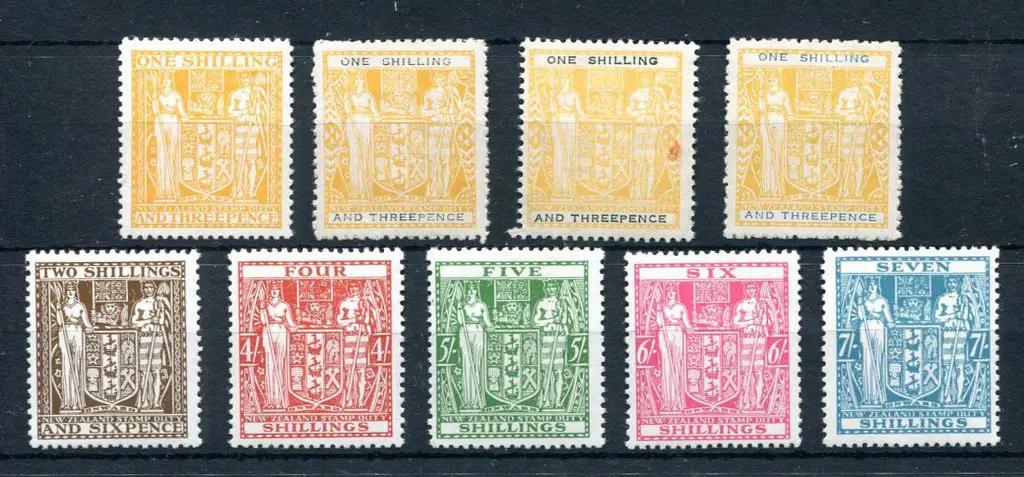 New Zealand 1940/58 Arms, multiple wmk postal ... Image 1++