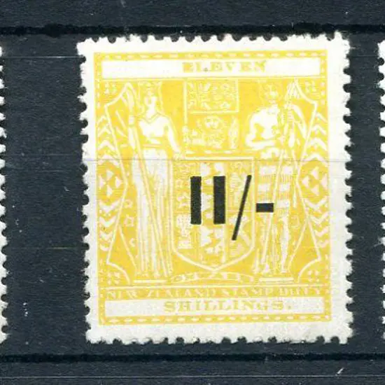 New Zealand 1940/58 5/6d & 11/- (2) surcharges ...