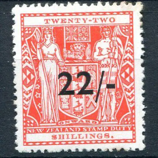 New Zealand 1940/58 22/- surcharge. MLH but ...