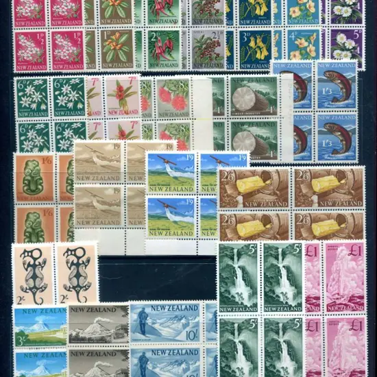New Zealand 1960 ½d to £1 Pictorial defins (excl ...