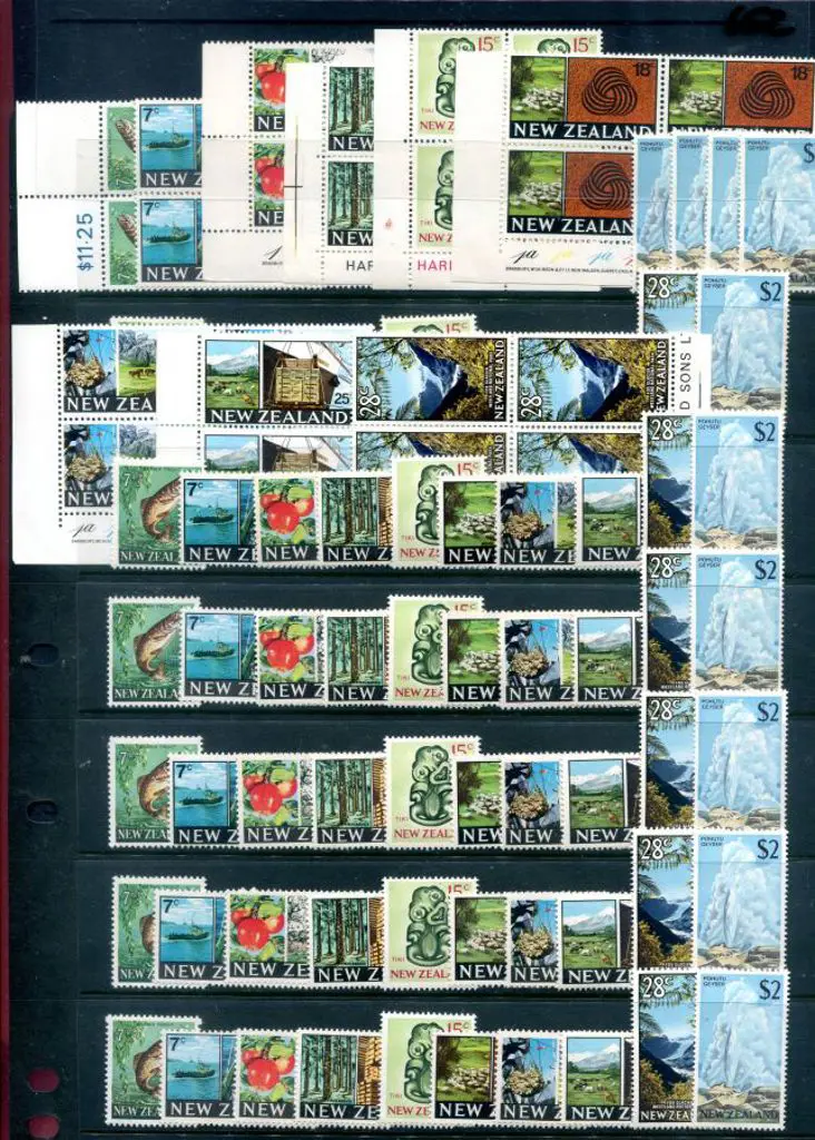 New Zealand 1967/70 Defins set to $2 multicolour ... Image 1++