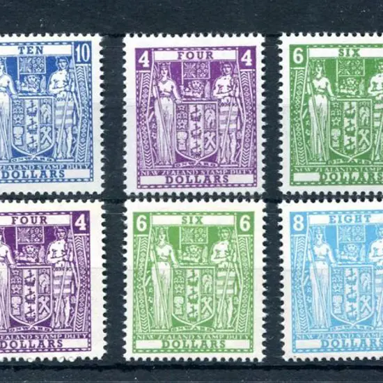 New Zealand 1967/84 Postal fiscals, wmk sideways ...