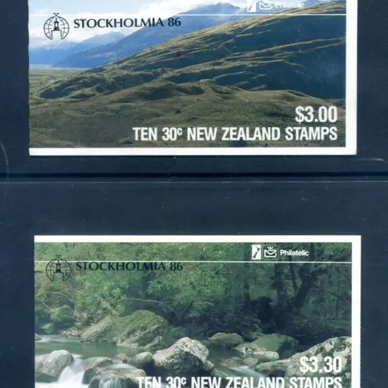 New Zealand 1986 $3.00 Matukituki Valley & $3.30 ...