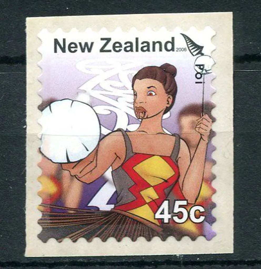 New Zealand 2006 45c "Māori Performing Arts" ... Image 1++