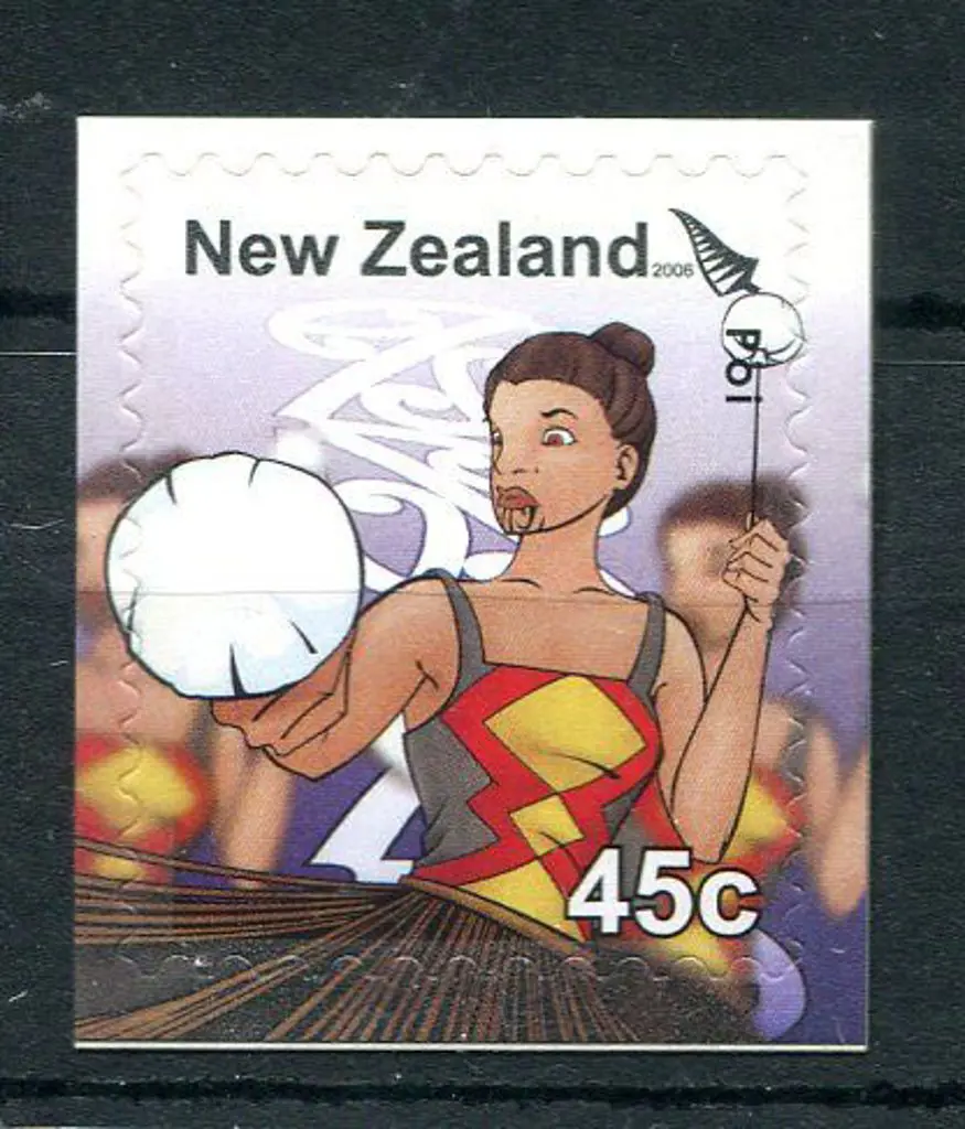 New Zealand 2006 45c "Māori Performing Arts" ... Image 1++
