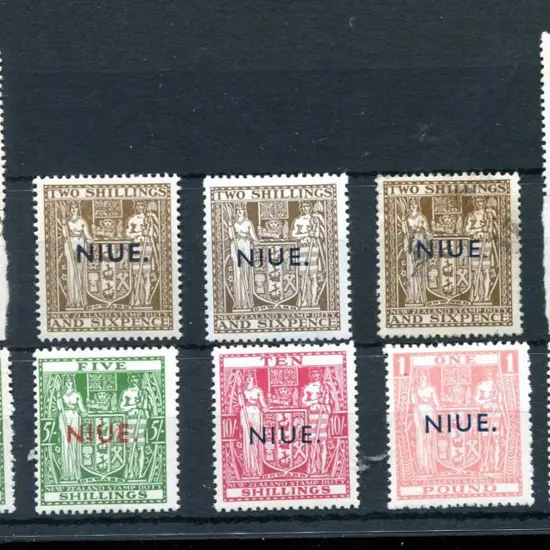 New Zealand-Niue 1941/57 NZ Postal fiscals, mult ...