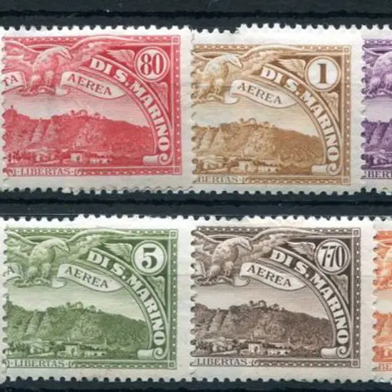 San Marino 1931 Airs set to 10l. MH/MLH, 5l with ...