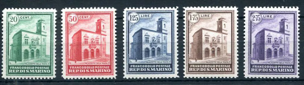 San Marino 1932 New GPO as above. Fresh MVLH. 50¢ ... Image 1++