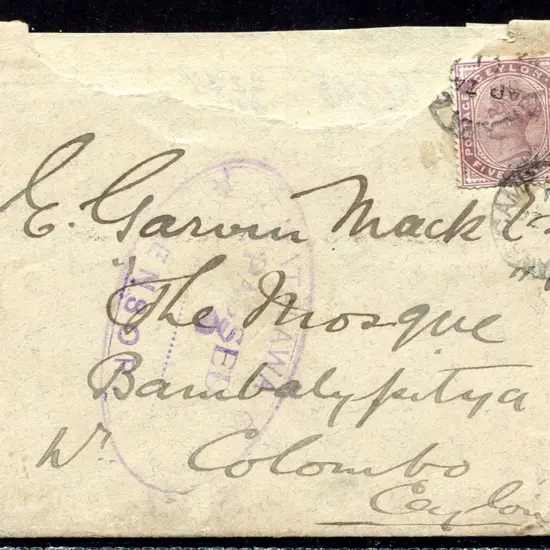 South Africa - Boer War 1901 Cover from POW camp ...