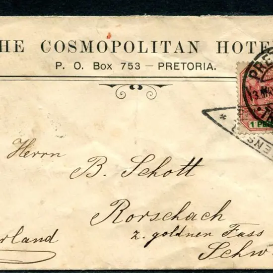 South Africa - Boer War 1902 (13th May) Censored ...