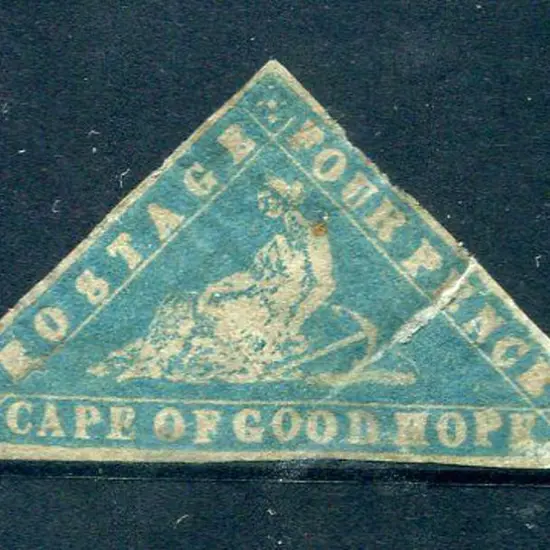 South Africa - Cape of Good Hope 1853 4d deep blue ...