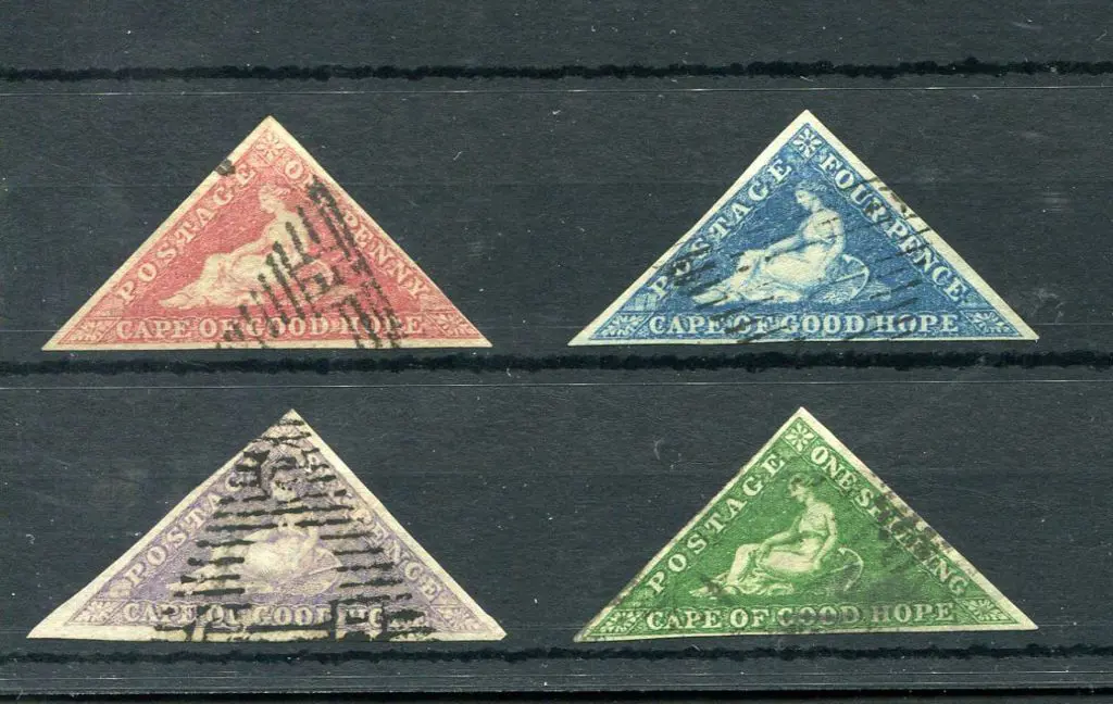 South Africa - Cape of Good Hope 1855/58 1d deep ... Image 1++