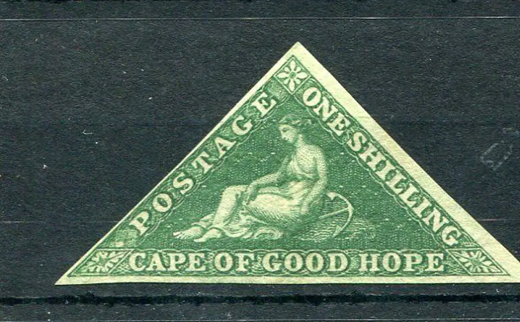 South Africa - Cape of Good Hope 1855/58 1/- deep ... Image 1++