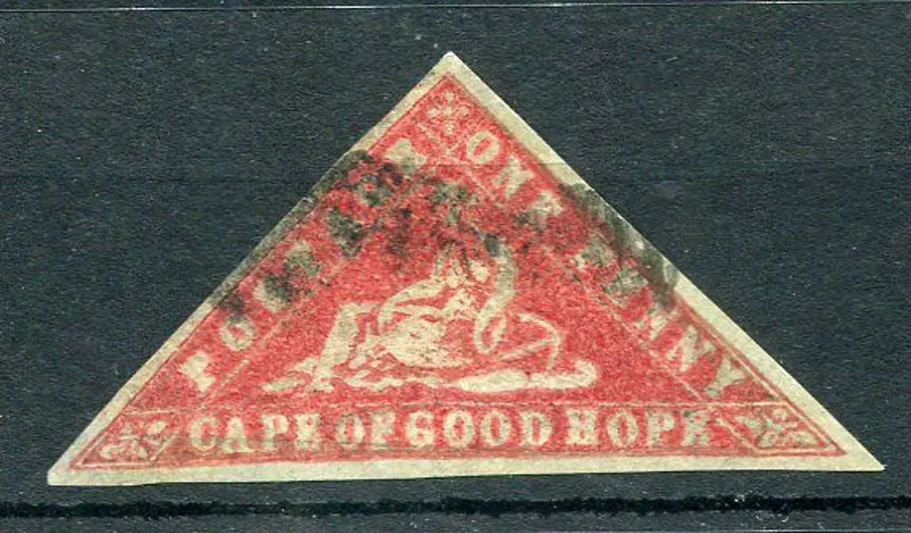 South Africa - Natal 1857 3d embossed in ... Image 1++