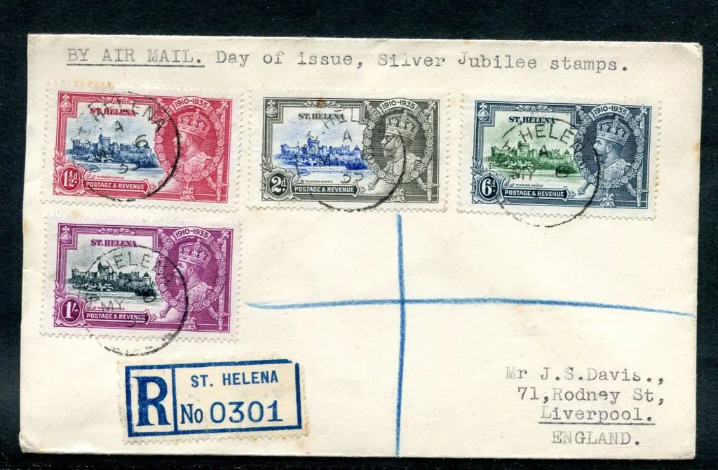 St Helena 1935 (6th May) Silver Jubilee set of 4 ... Image 1++