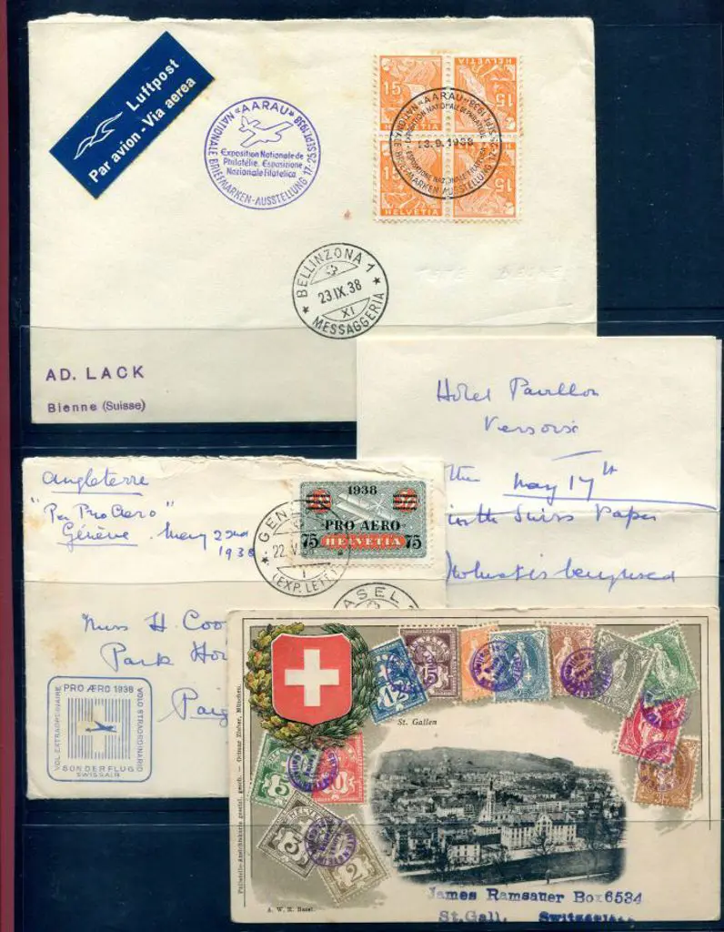 Switzerland 1905 5¢ Zieher-type embossed postcard ... Image 1++