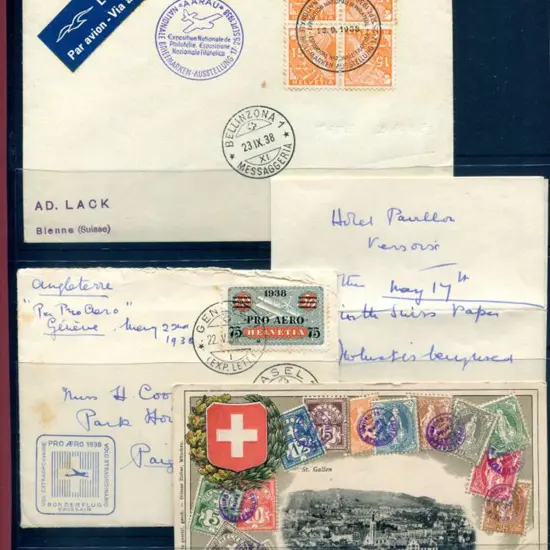 Switzerland 1905 5¢ Zieher-type embossed postcard ...