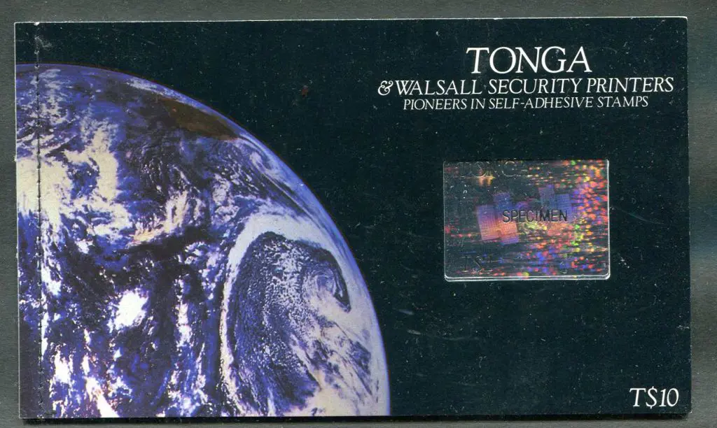 Tonga 1994 T$10 "Tonga & Walsall Security Printers ... Image 1++