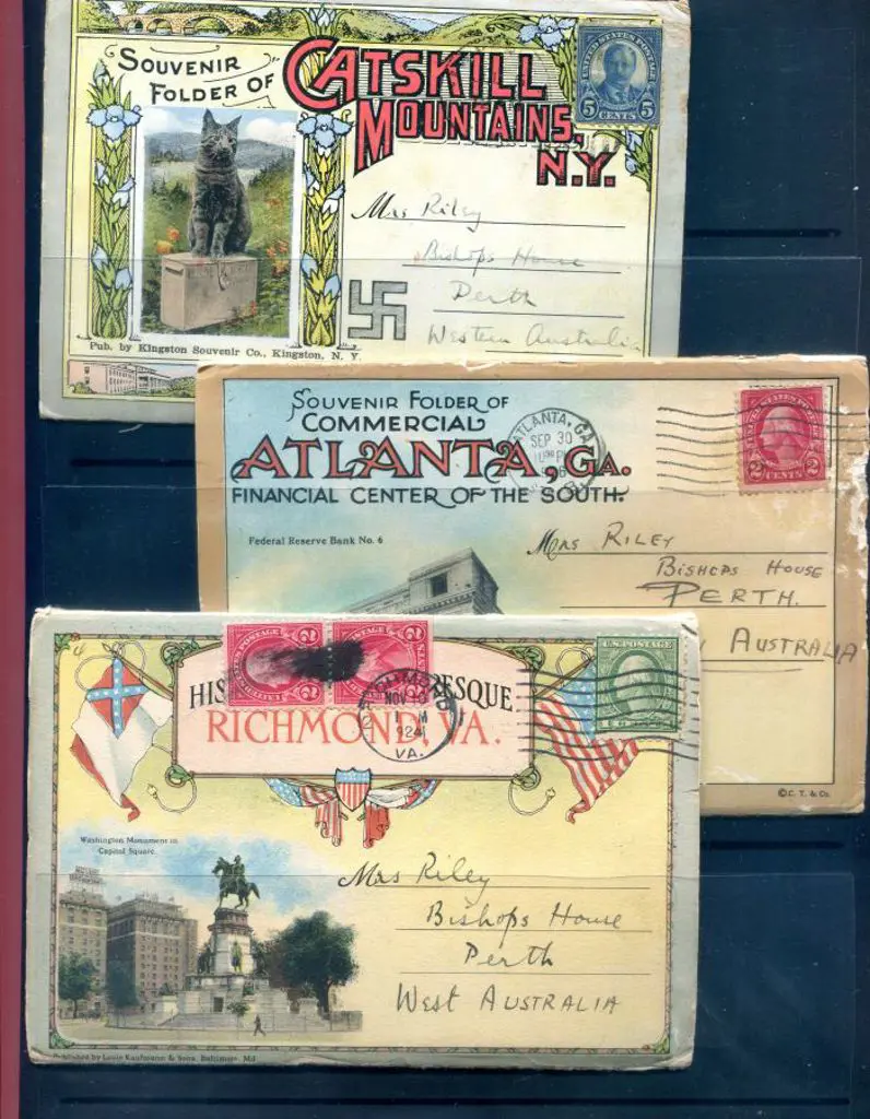 USA 1926 Tourist folders of postcards showing ... Image 1++