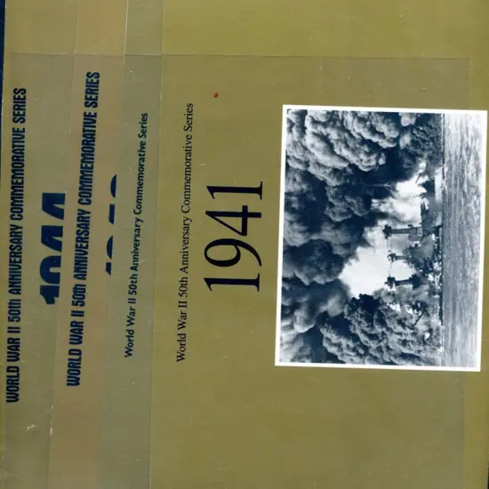 USA 1991-1994 WWII 50th Anniv Pres packs with ...