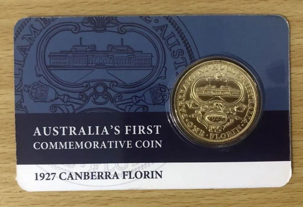 1927 (2017) Canberra Florin finished in 24 carat ... Image 1++