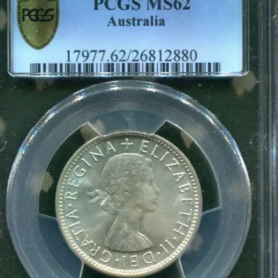 1954 (M) Florin. PCGS slabbed MS62.