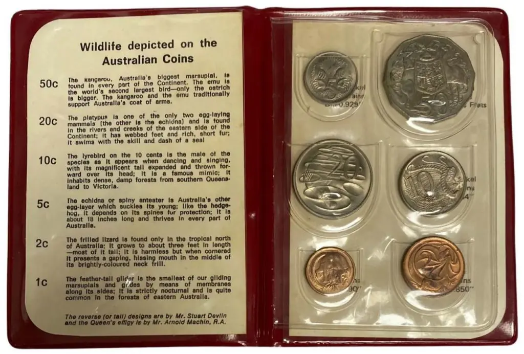 1969, 1970, 1971 & 1972 1c to 50c Unc sets of 6 in ... Image 1++